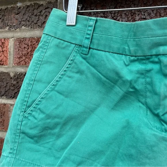 J. Crew Chino Mint Green Mid Rise Shorts - Picture 3 of 4